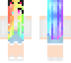 rainbow cat girl