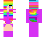 rainbow girl