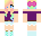 rainbow hair girl