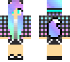 rainbow wolf girl