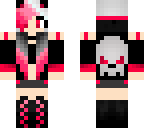 skull wolf girl