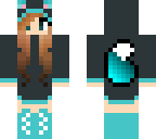 teal wolf girl