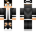 black varsity jacket