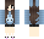 blue bunny girl