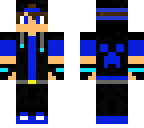 blue fighter boy
