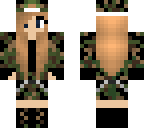 camouflage girl
