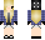 chibi plaid girl