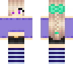 cute blonde girl with blue or sea green bow