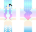 light blue-purple girl