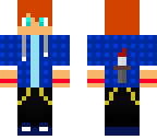 my mc skin with knife