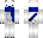 polar bear captain with sword