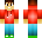 red hoodie boy