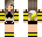 black and yellow wolf girl