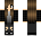 black plaid girl