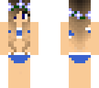 blue swim suit