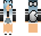 blue wolf girl