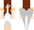 girl angel with bown hair