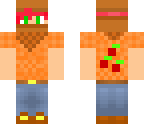 my new skin red