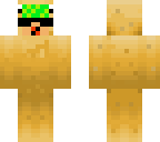only my skin with glasses