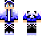 panda boy blue
