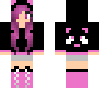 panda hoodie pink