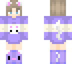 purple kitty - genderbent