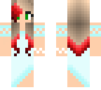 red haired blue dress bride