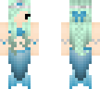 teal mermaid