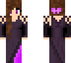black dress and bow