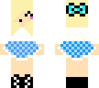 blonde skirt
