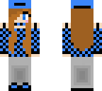 blue cap girl