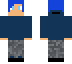 blue hoodie
