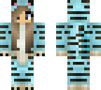 blue tiger girl