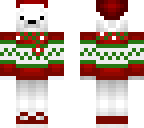 christmas polar bear