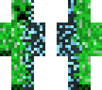 cool half charged creeper