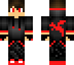 cool red dragon boy