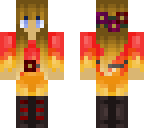 fire dress girl