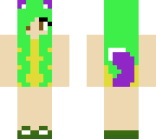 green wolf girl