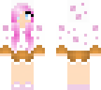 pink cake girl