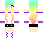 purple rainbow girl
