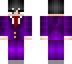 purple suit