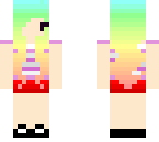 rainbow hair chibi