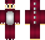 red dino outfit