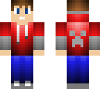 red hoodie boy
