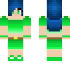spring green girl