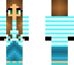 striped blue
