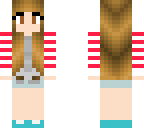 a girl with overalls