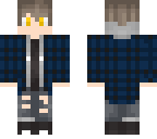 blue flannel teen
