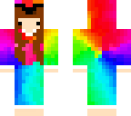 edit of rainbow girl suit