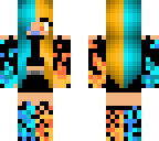 fire and ice girl shaded